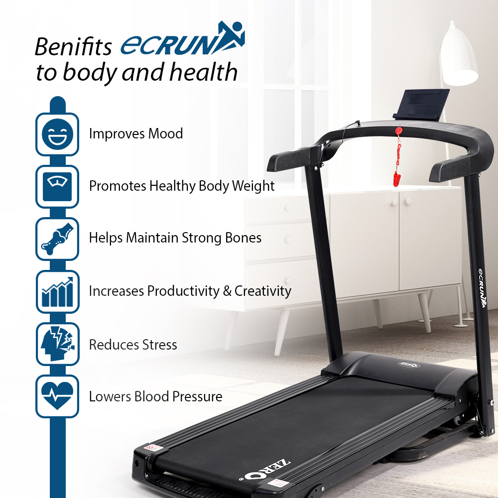 Zero Healthcare ecRun Treadmill Manual Incline Shopee Malaysia