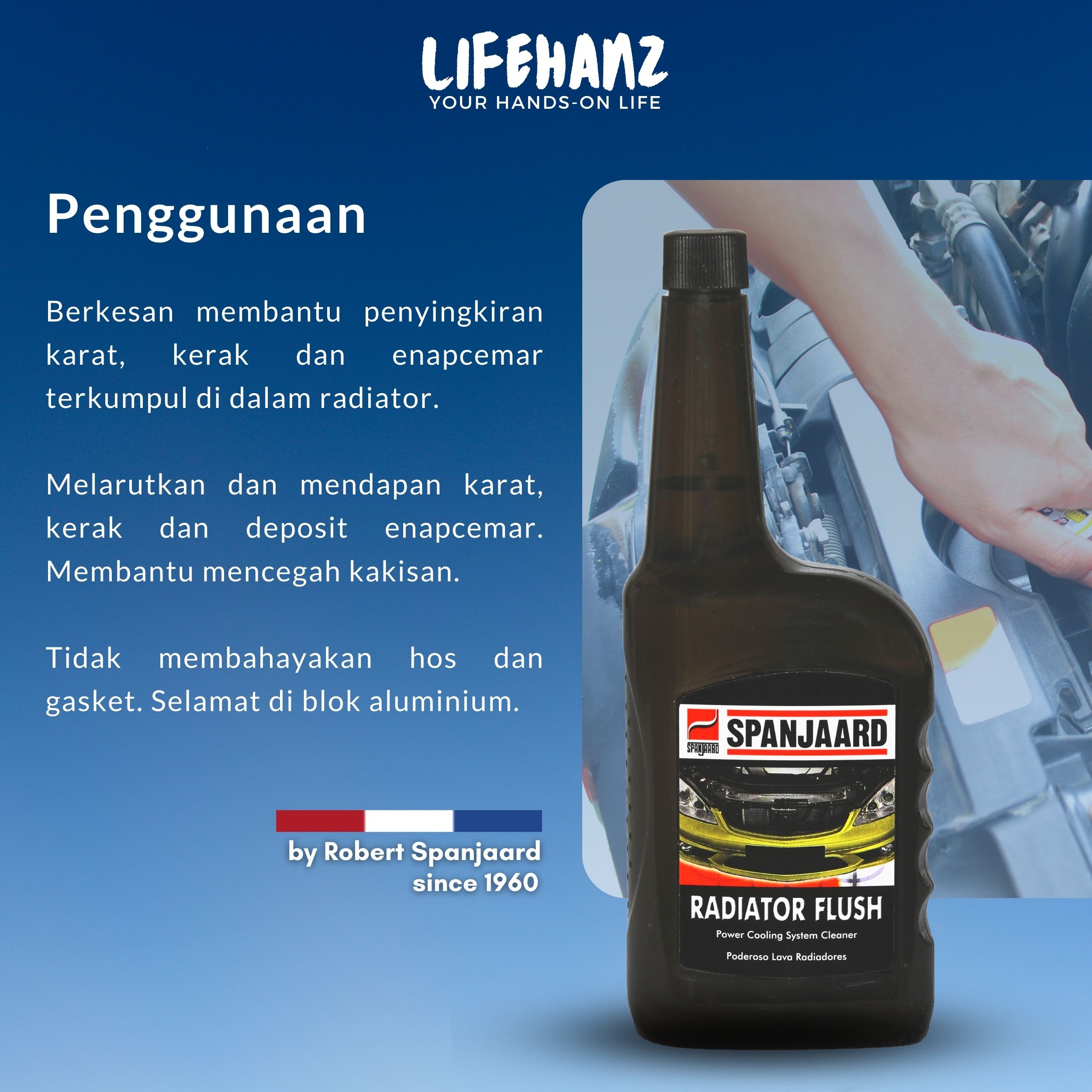 Spanjaard Radiator Flush and Cleaner(375ml) Don't just clean