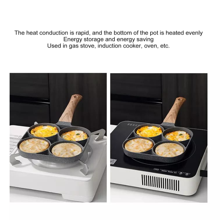 Pc Hole Non Stick Egg Frying Pan Gas Stove Induction Eggs