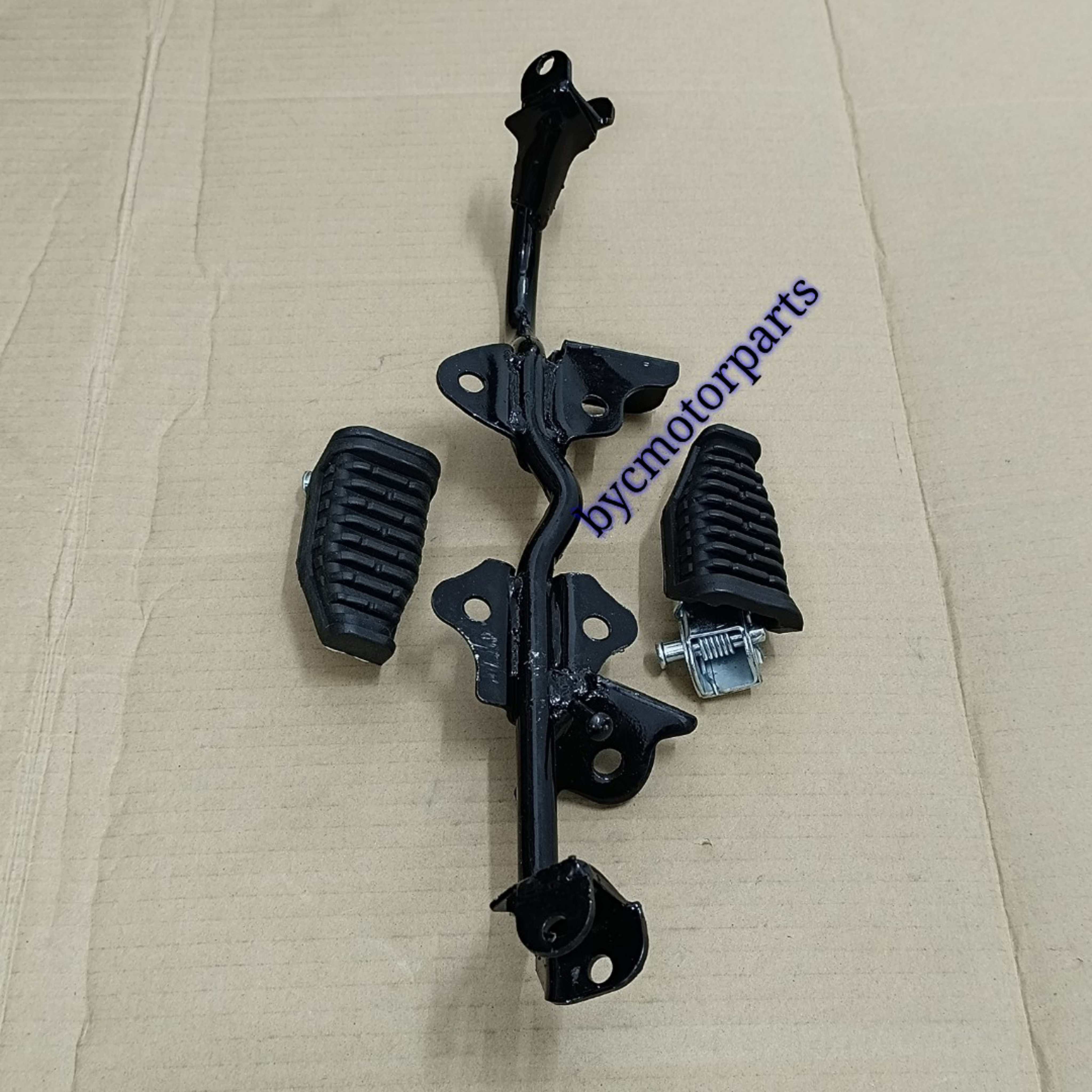 YAMAHA SS2 Y1102 FRONT FOOTREST COMPLETE SET STEP BAR BRAKE PEDAL UP ...