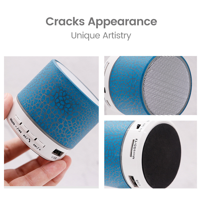 LED Wireless Bluetooth Speaker Mini Portable Bluetooth Speaker Support ...
