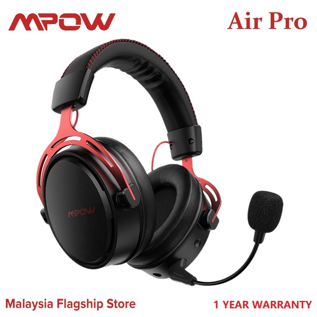 Mpow Air Pro 2.4G Wireless Gaming Headphone 7.1 Surround Sound Wired Gaming Headset 3.5mm Shopee Malaysia