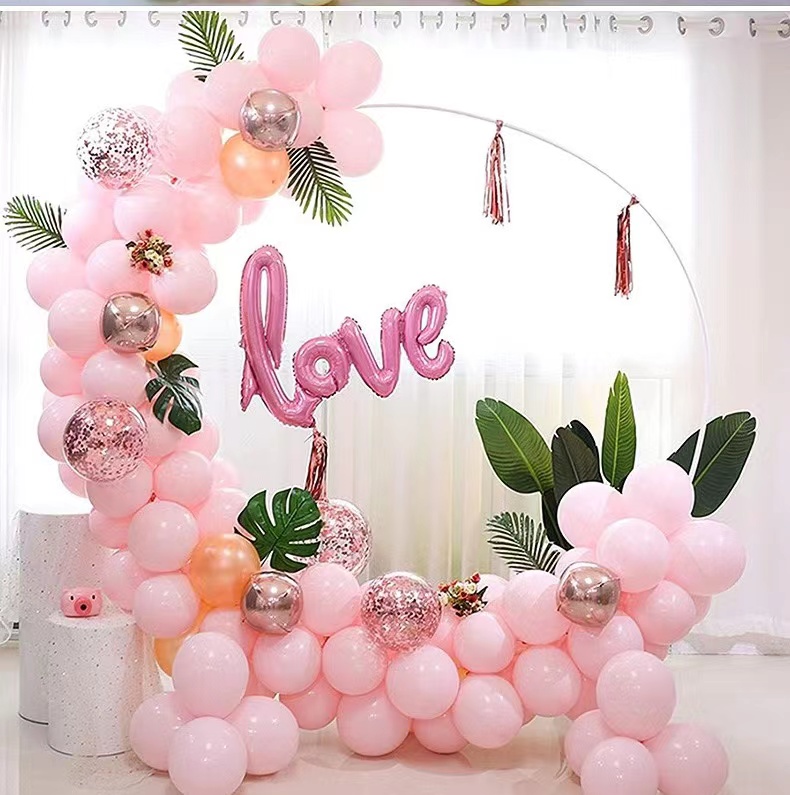 Ready Stock DIY Balloon Arch Kit Round Circle Balloon Stand Holder Base ...