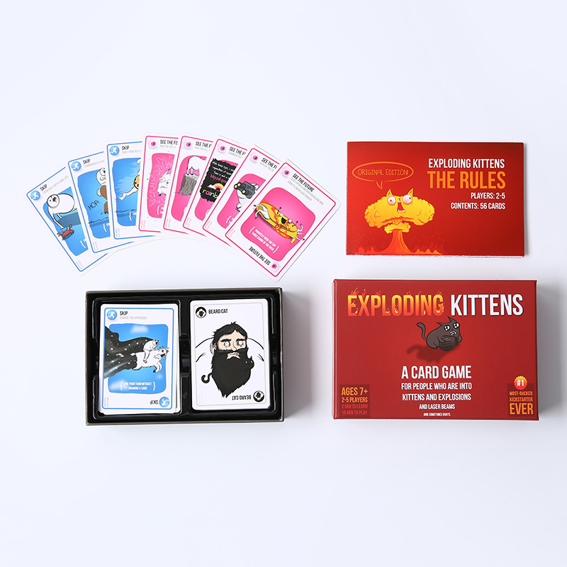Exploding Kitten Exploding Kittens Board Mage Imploding Kittens ...