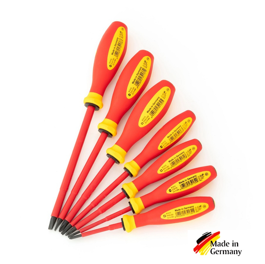 Sata 7Pcs Insulated Combination Screwdriver Set (Made in Germany with ...