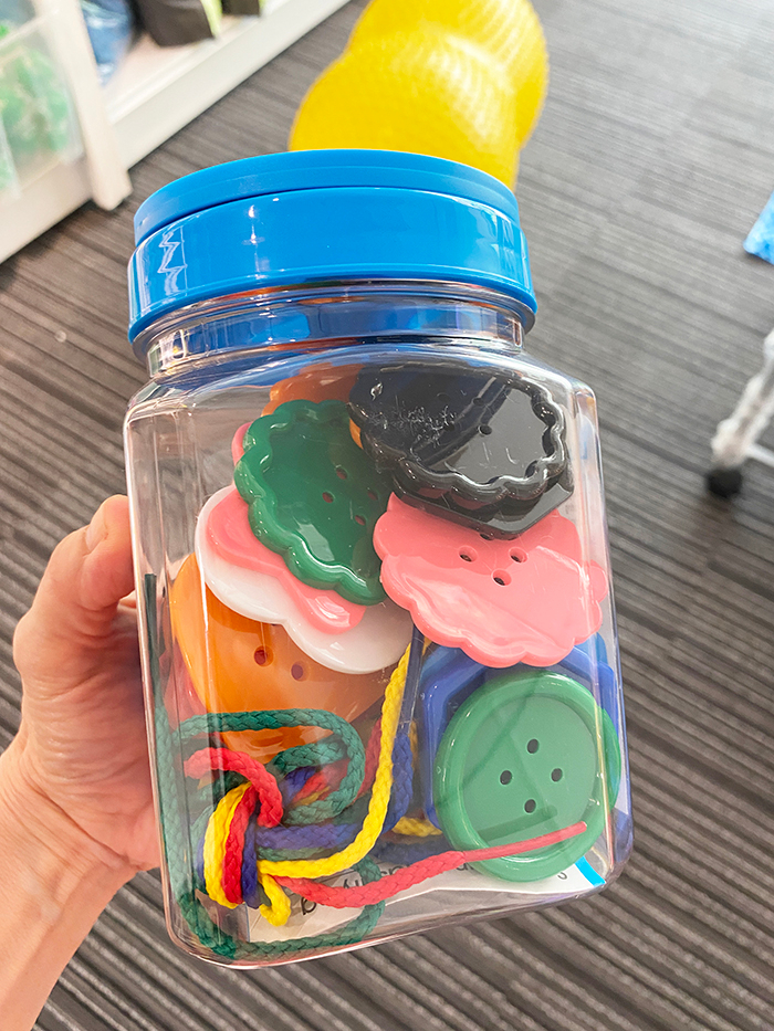 Large Buttons In Mini Jar Fine Motor Skill EDX | Shopee Malaysia