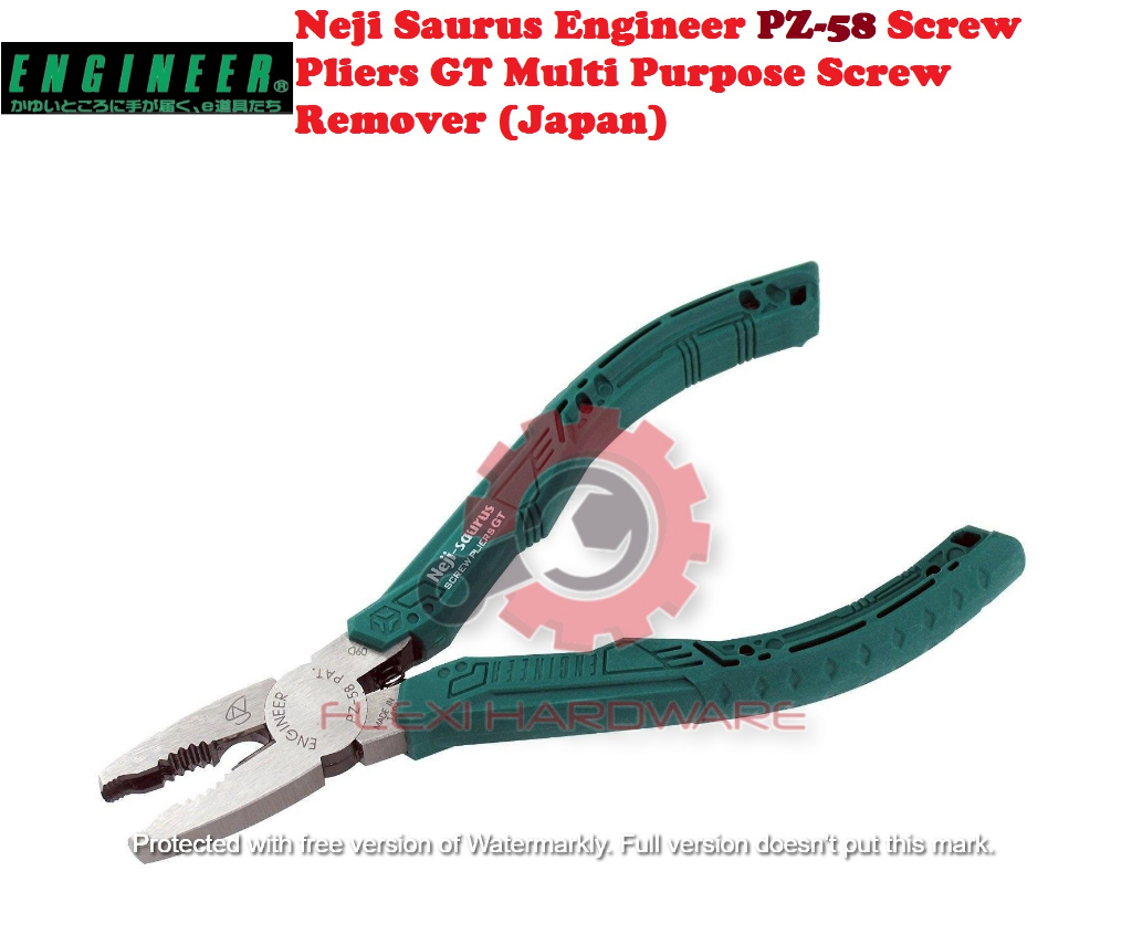 Jual Engineer PZ-22 Neji Saurus Pliers 175mm Tang Buka Sekrup / Baut - View #5