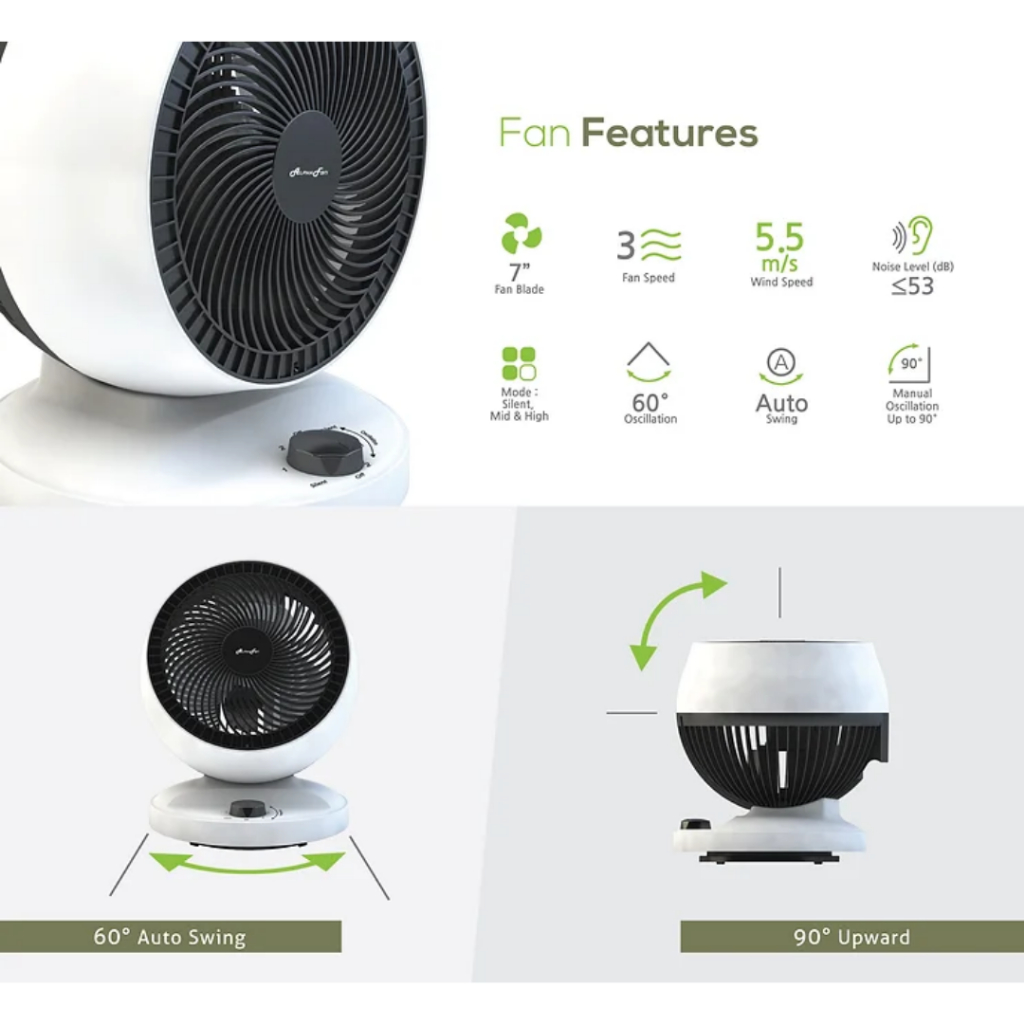 Alpha Motto Desk Fan DT60 | Shopee Malaysia