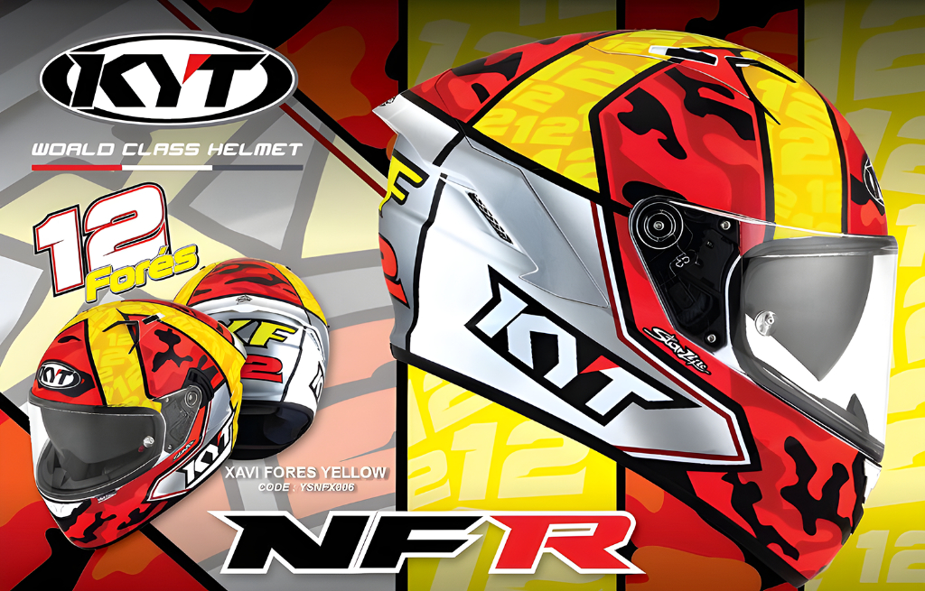 Kyt Nfr Full Face Double Visor Sun Visor Helmet Nfr Topi Keledar Lagos