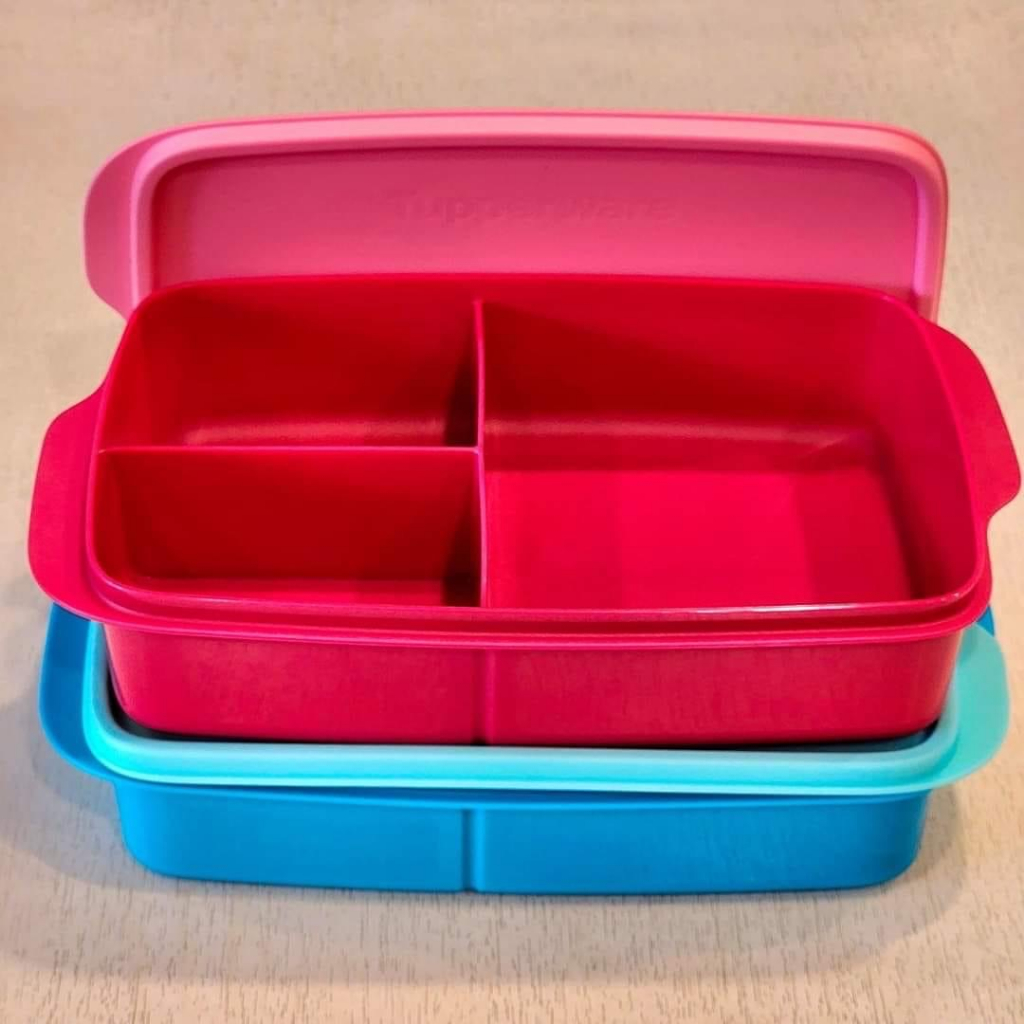 Original Tupperware Jollitup 1.0L Lunch Box/ Bekas Tapao/ Bekas Makanan