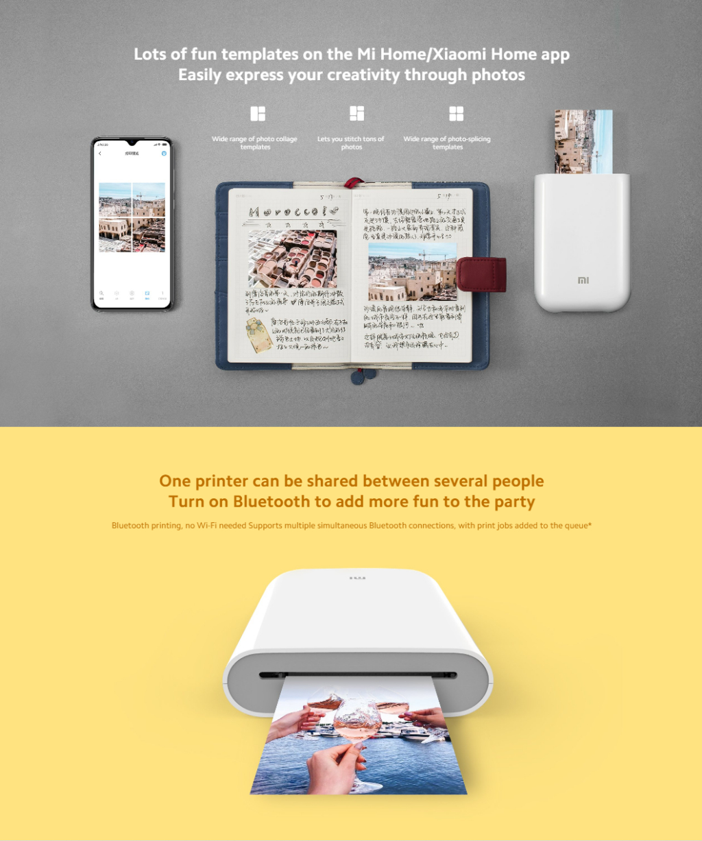 Mi Pocket Photo Printer – Mi Home Malaysia – The Best Smart Home Devices