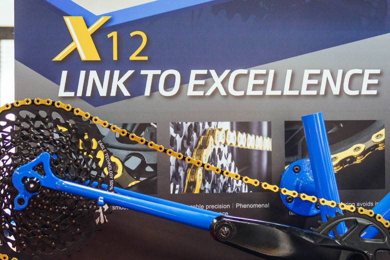 KMC X12 Ti Gold 126 Links Long 12 Speeds MTB Road Chain Gold