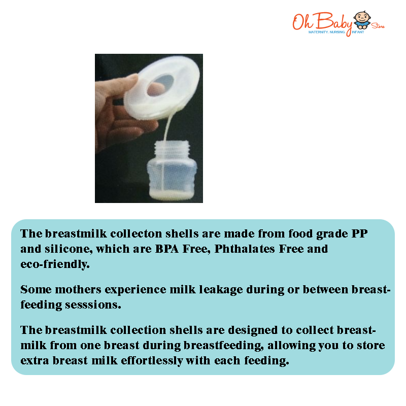 BabyLux Breast Milk Collection Shells (2 Pcs) | Shopee Malaysia