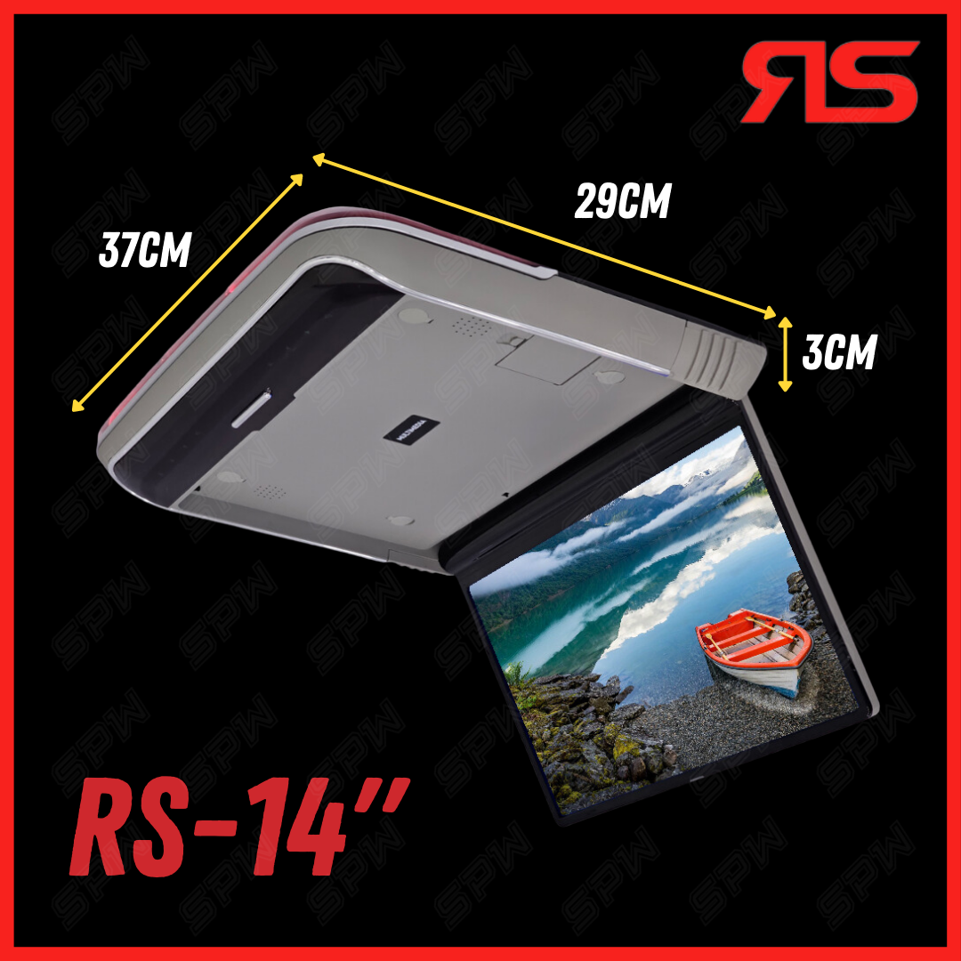 12 Inch TFT LCD Car Ceiling Roof Mount Full HD 1080P Display Monitor TV MP5  USB SD HDMI AV Mpv Exora, Alza, Estima, ETC