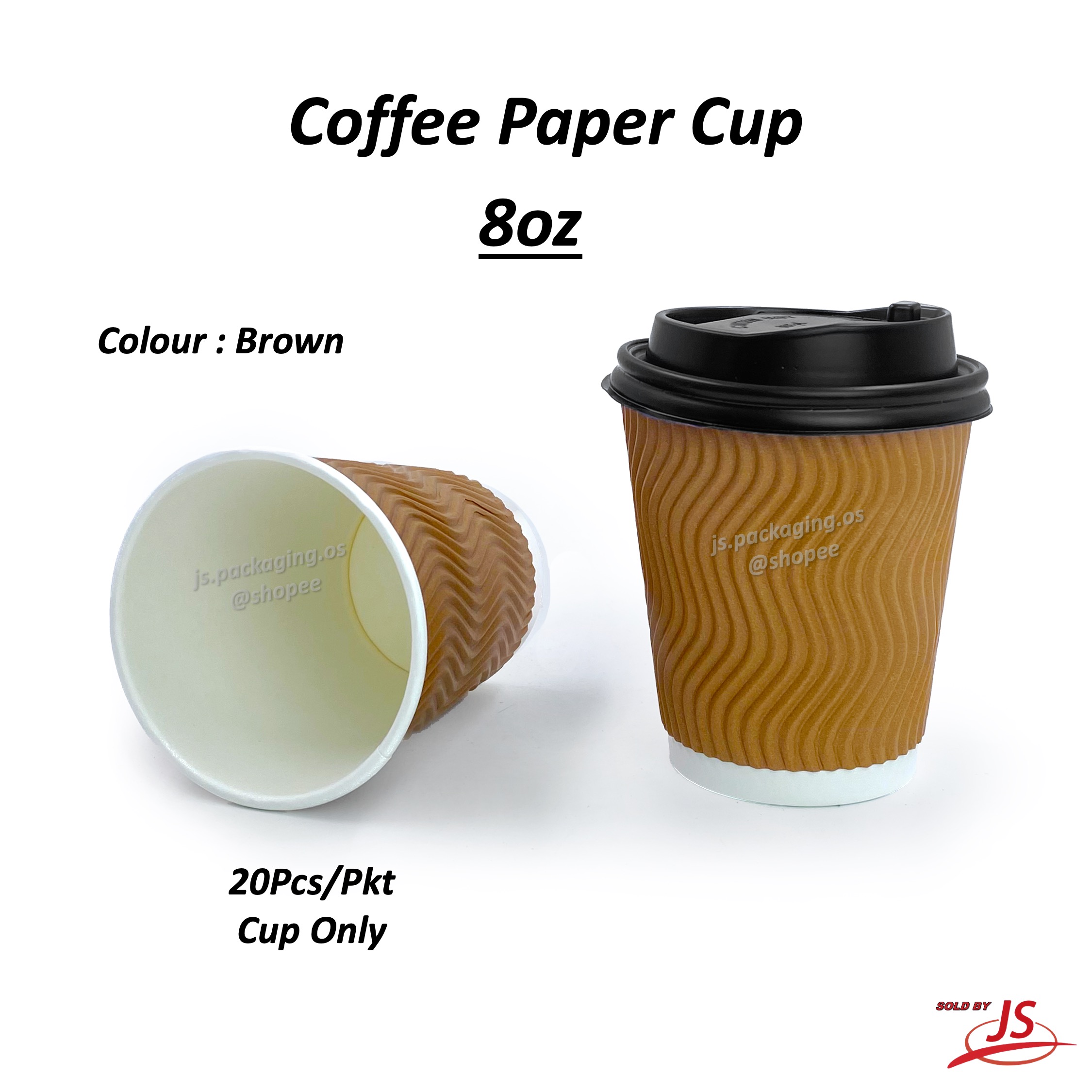 Disposable Paper Hot Cup Party/Coffee Cup/Ripple Coffee Cup Cawan ...