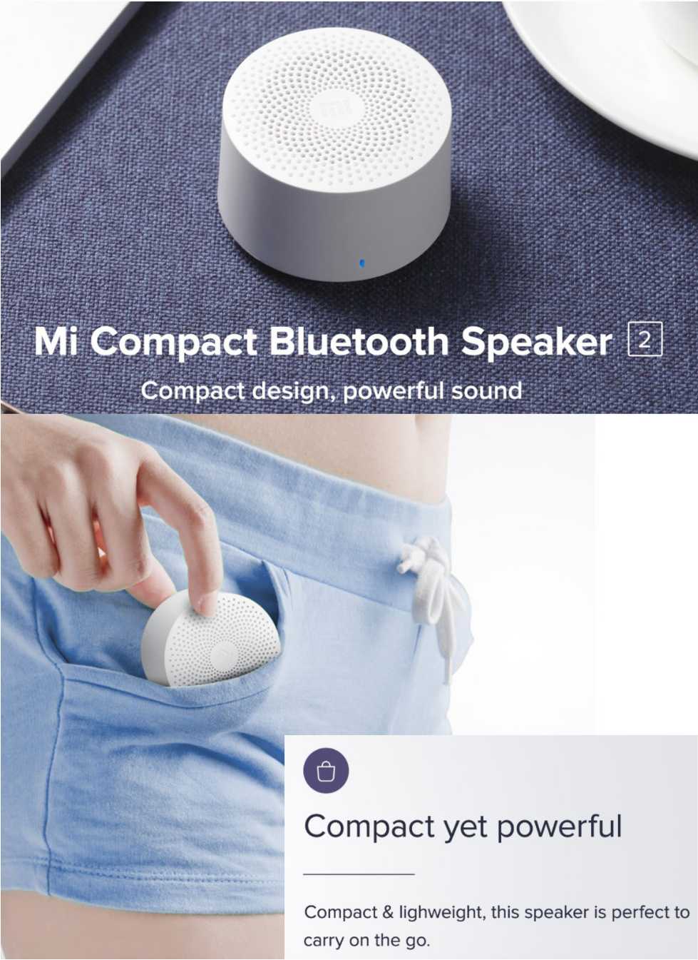 Xiaomi mi compact bluetooth speaker best sale 2 review