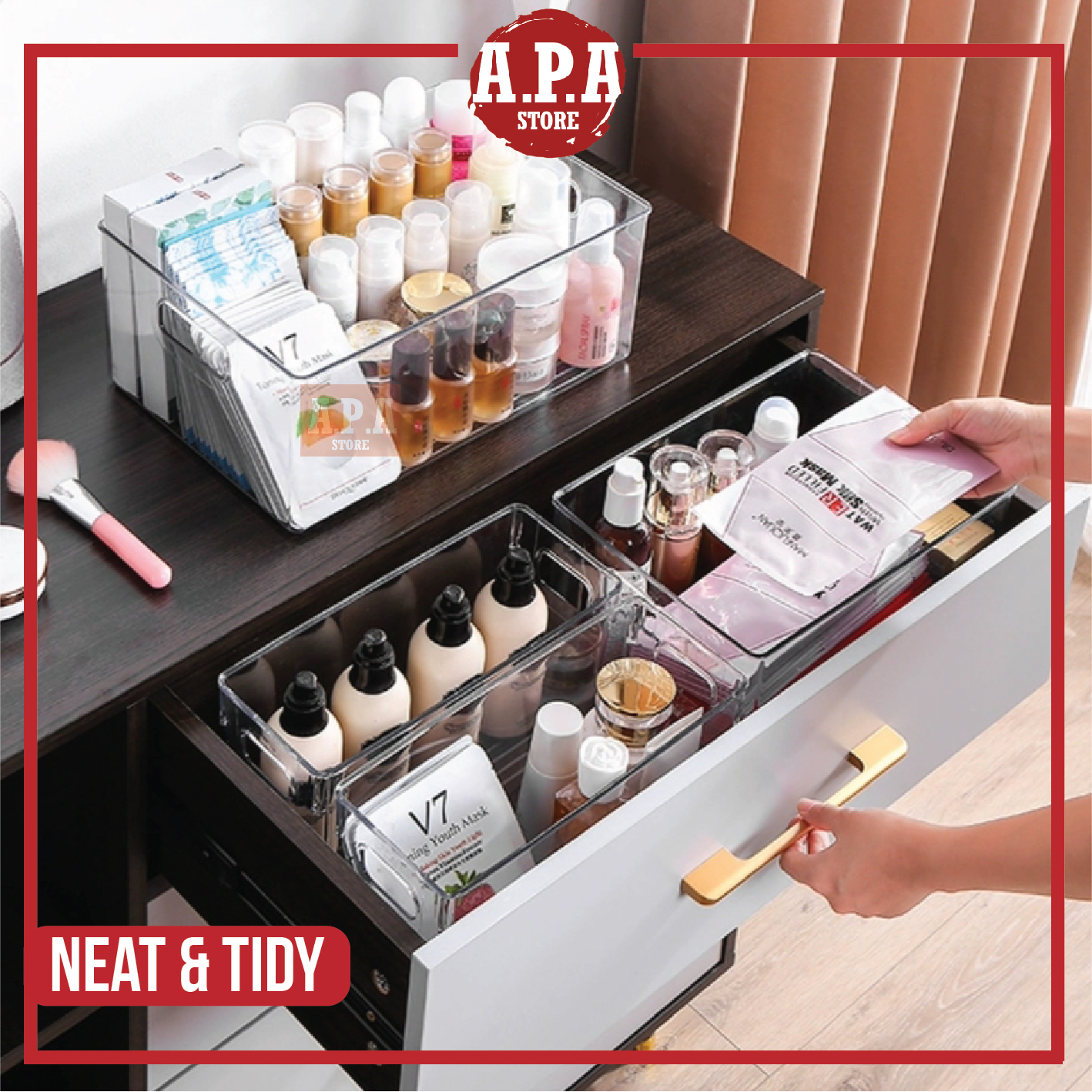 APA Plastic Refrigerator Organizer Bins Fridge Organizers Storage Bekas ...