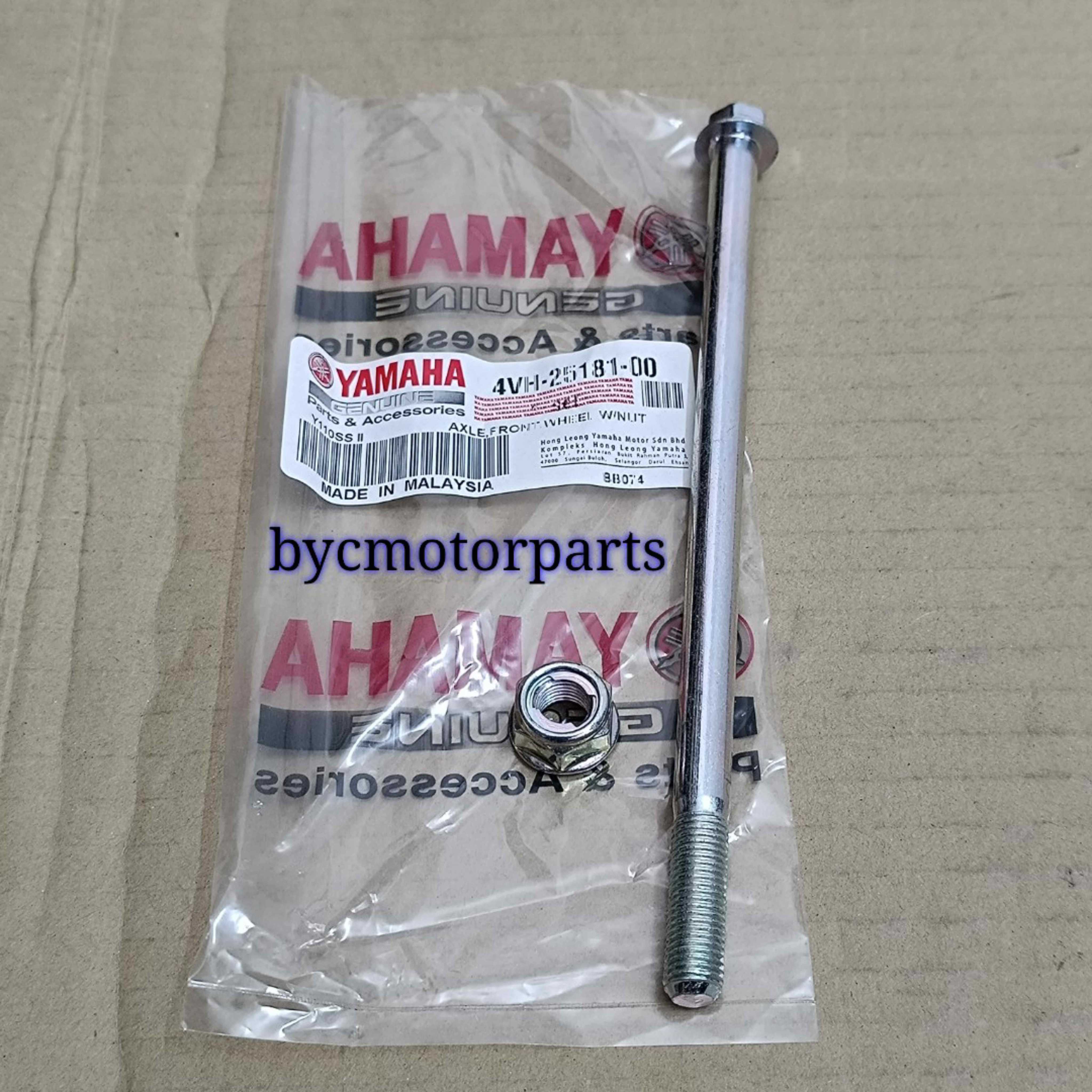 YAMAHA LC135 5S DISC 5OC 55C 265MM FRONT REAR WHEEL SHAFT WITH NUT ...