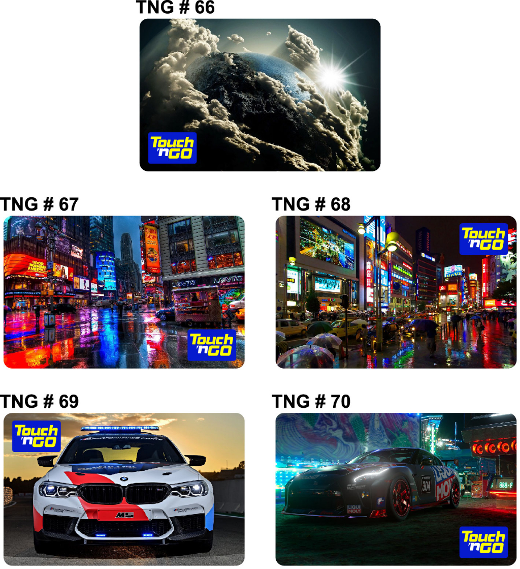 Sticker Card Cover Skin Touch n Go Waterproof High Quality TnG Cards ...