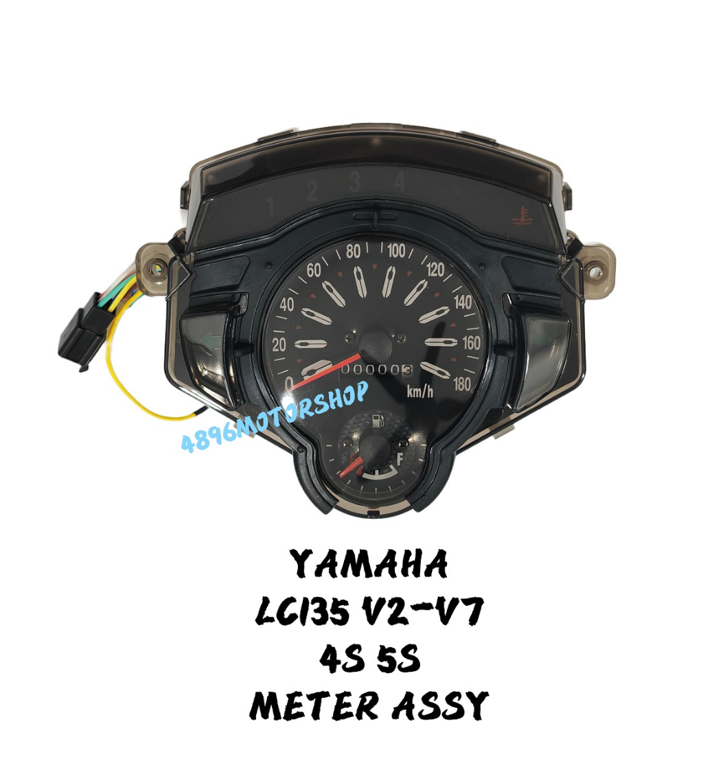 TOKAHI YAMAHA LC135 NEW V2 V3 V4 V5 V6 V7 55C 55D ( 4 / 5 SPEED ) METER ...
