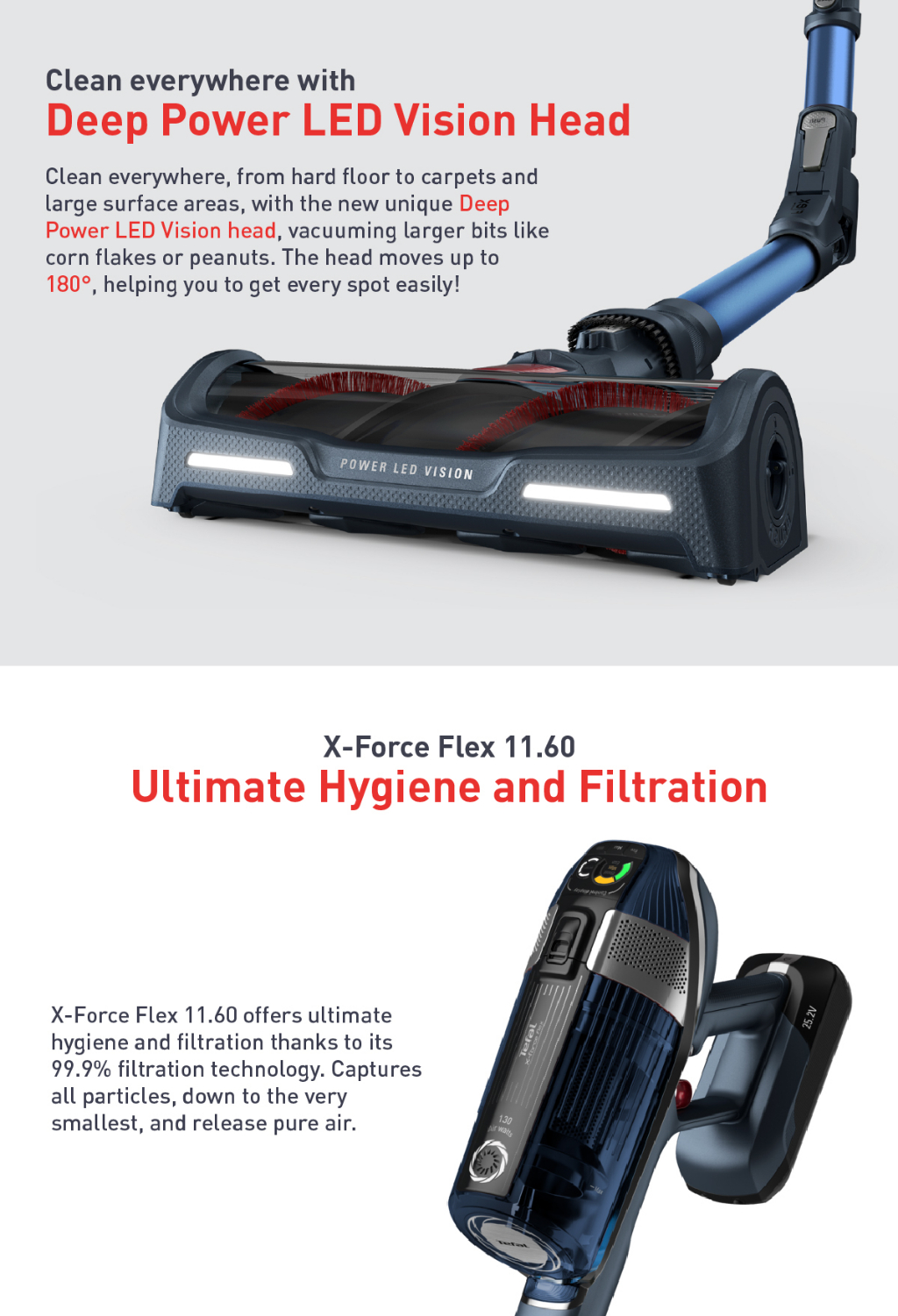 ROWENTA Rowenta X-Force Flex 11.60 Aqua Cordless…