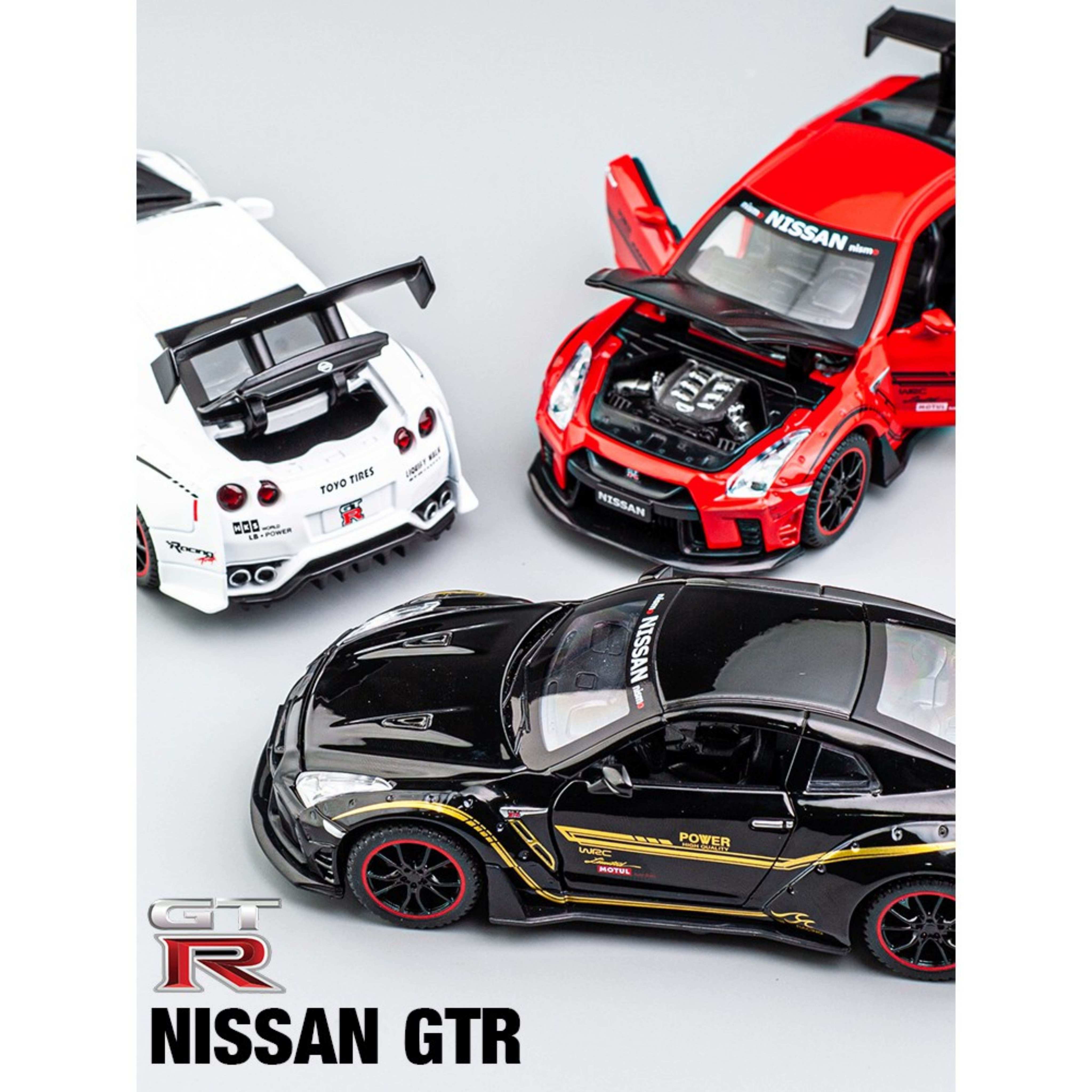Nissan GTR R35 Model Kereta 1:32 Scale Alloy Diecast Model Vehicle Car ...