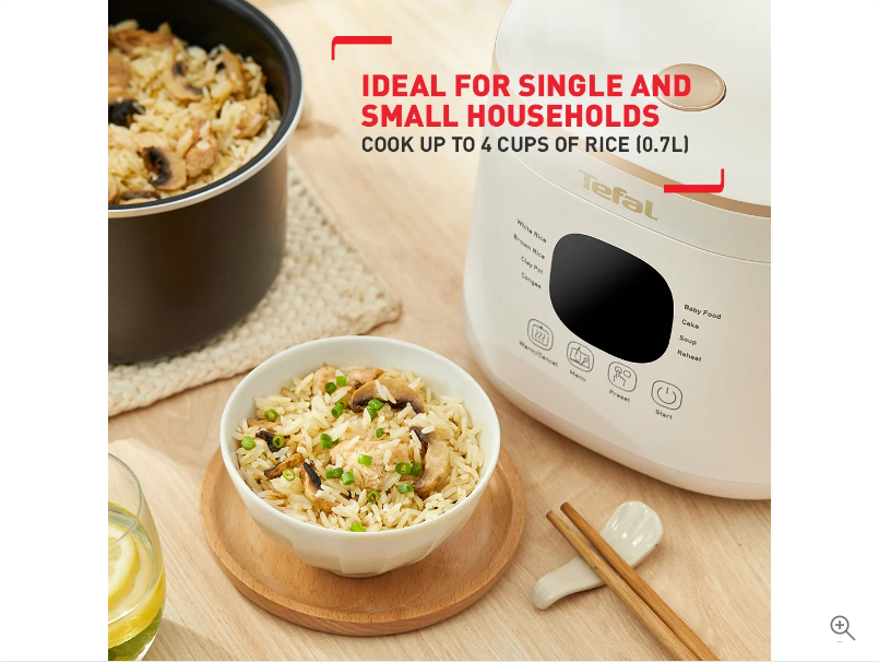 Tefal Mini Cooker 0.7L Digital Rice Cooker RK5151 (NEW) / RK5001 Fuzzy
