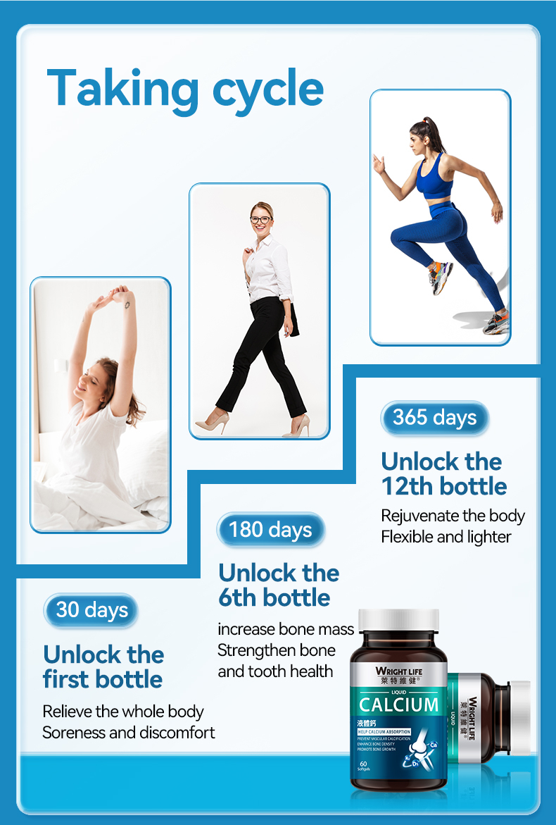 WRIGHT LIFE Liquid Calcium 640mg with Vitamin D3 10UG, Vitamin K2 75UG