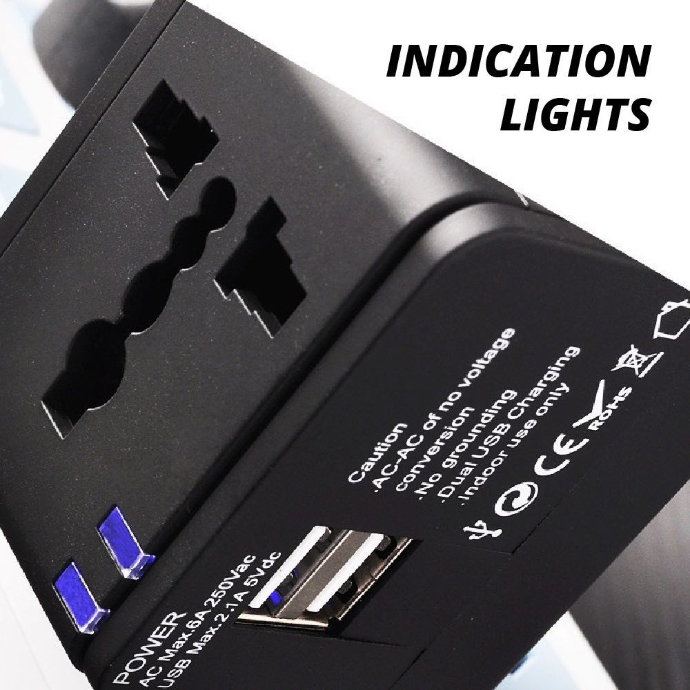 Universal Travel Adapter Plug Converter Multi-Function USB Conversion ...