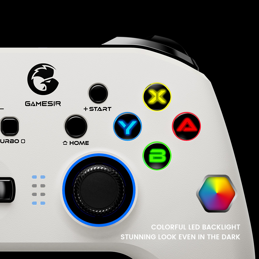 GameSir T4 Pro White Color Bluetooth Wireless Gaming Controller Gamepad ...