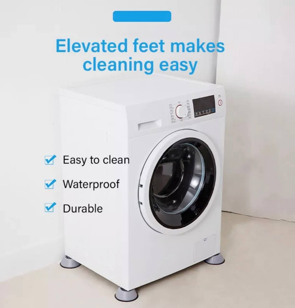 1PC Anti Slip Washing Machine Feet Mats Refrigerator Base Universal ...