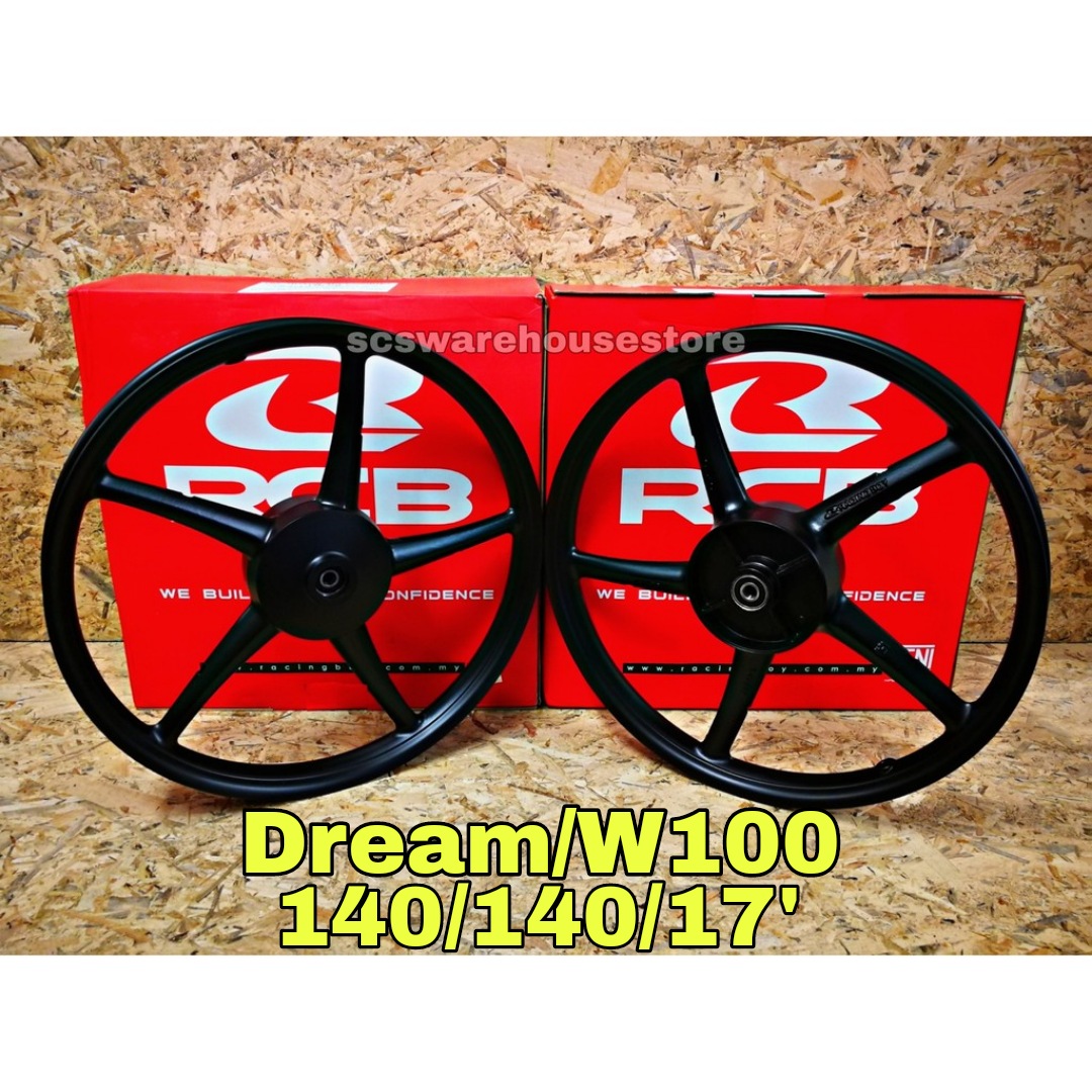 Honda W100 / Dream SP522 RCB Sport Rim 140 / 140 / 17' Racing Boy ...