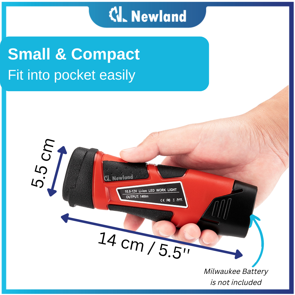 Milwaukee LED Light / Work Light / Portable Flashlight / Torchlight for ...
