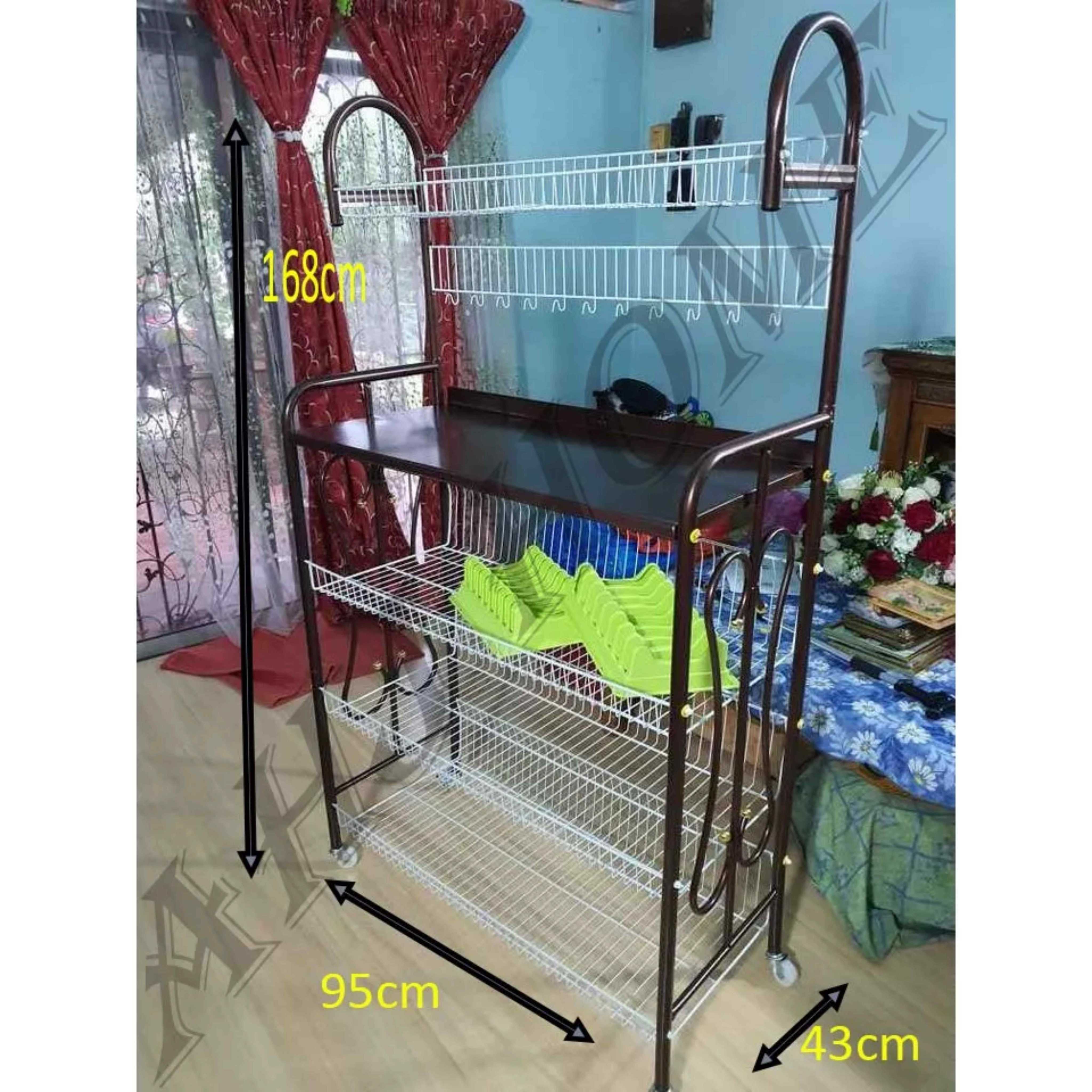 Kitchen Storage Rak dapur/Rak pinggan 3V/Rack /Rack Sink/Rak pinggan ...