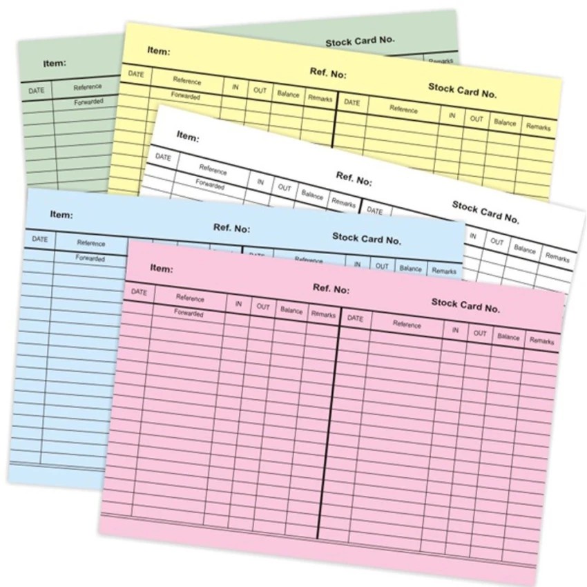STOCK CARD 4.8'' X 8'' 30PCS | Shopee Malaysia