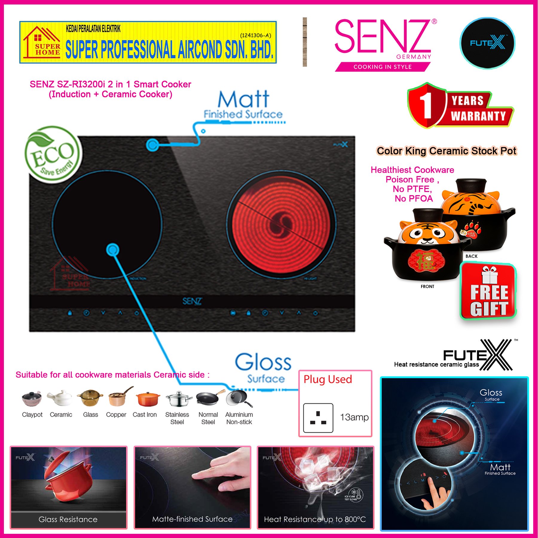 Senz induction deals cooker