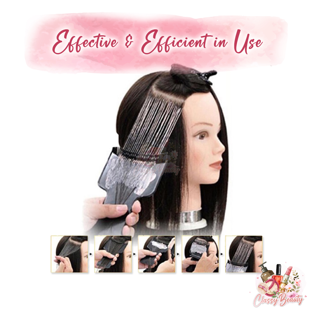 Highlighting Paddle Hair Dye Tint Plate Colour Board for Balayage ...