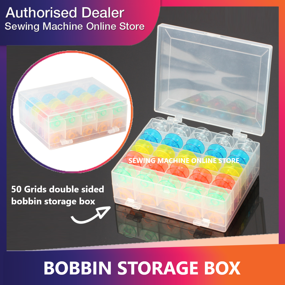 🔥 READY STOCK 🔥 Bobbin Spool Storage Box / Bobbin Thread Storage Box ...