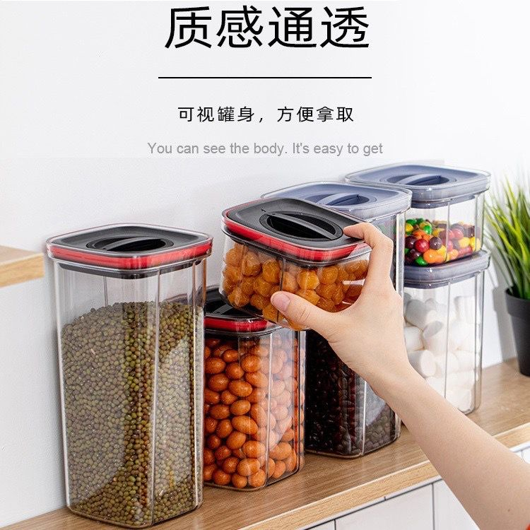 CURO Stackable Extra Airtight Twist Lock Transparent Food Storage ...
