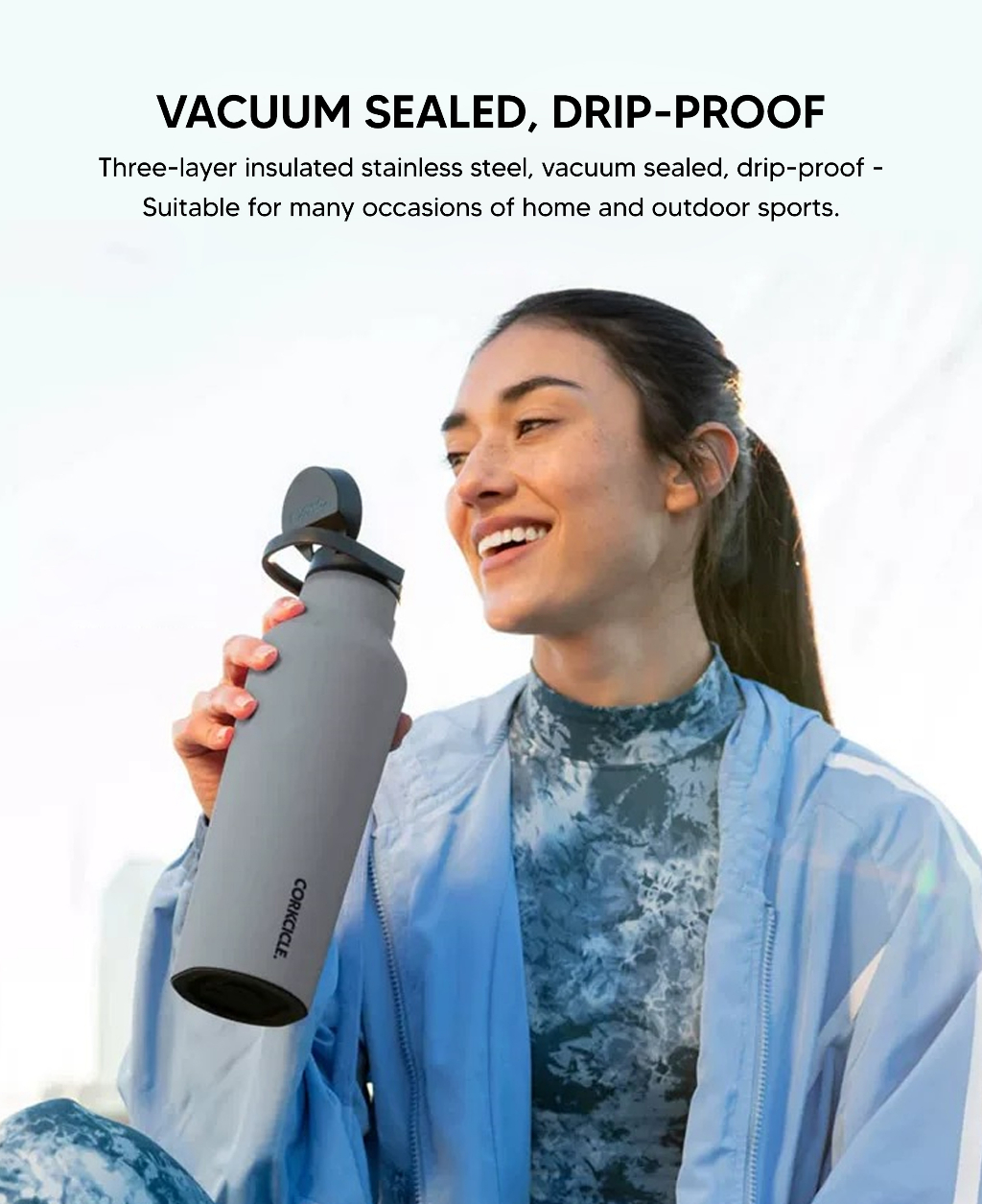 Corkcicle SERIES A SPORT CANTEEN INSULATED WATER BOTTLE 20oz SUN