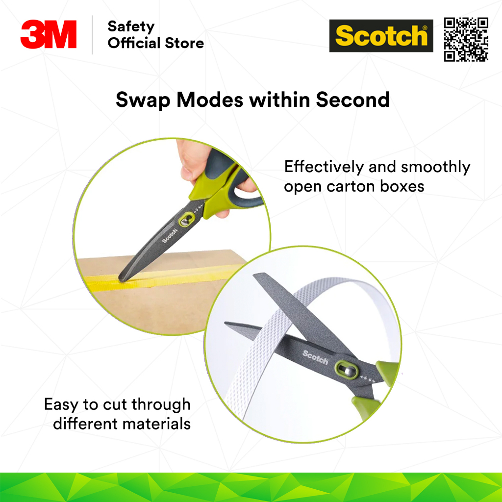 3M Scotch Unboxing Scissors/ Stainless Steel Scissors 1487/ Available