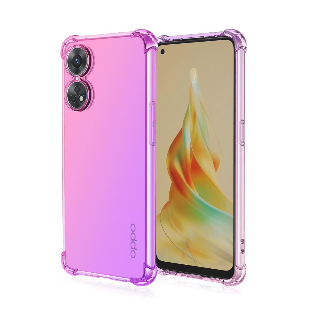 Oppo Reno 8T Reno8 T 4G 5G Rainbow Case Cover Back TPU Silicone Soft ...