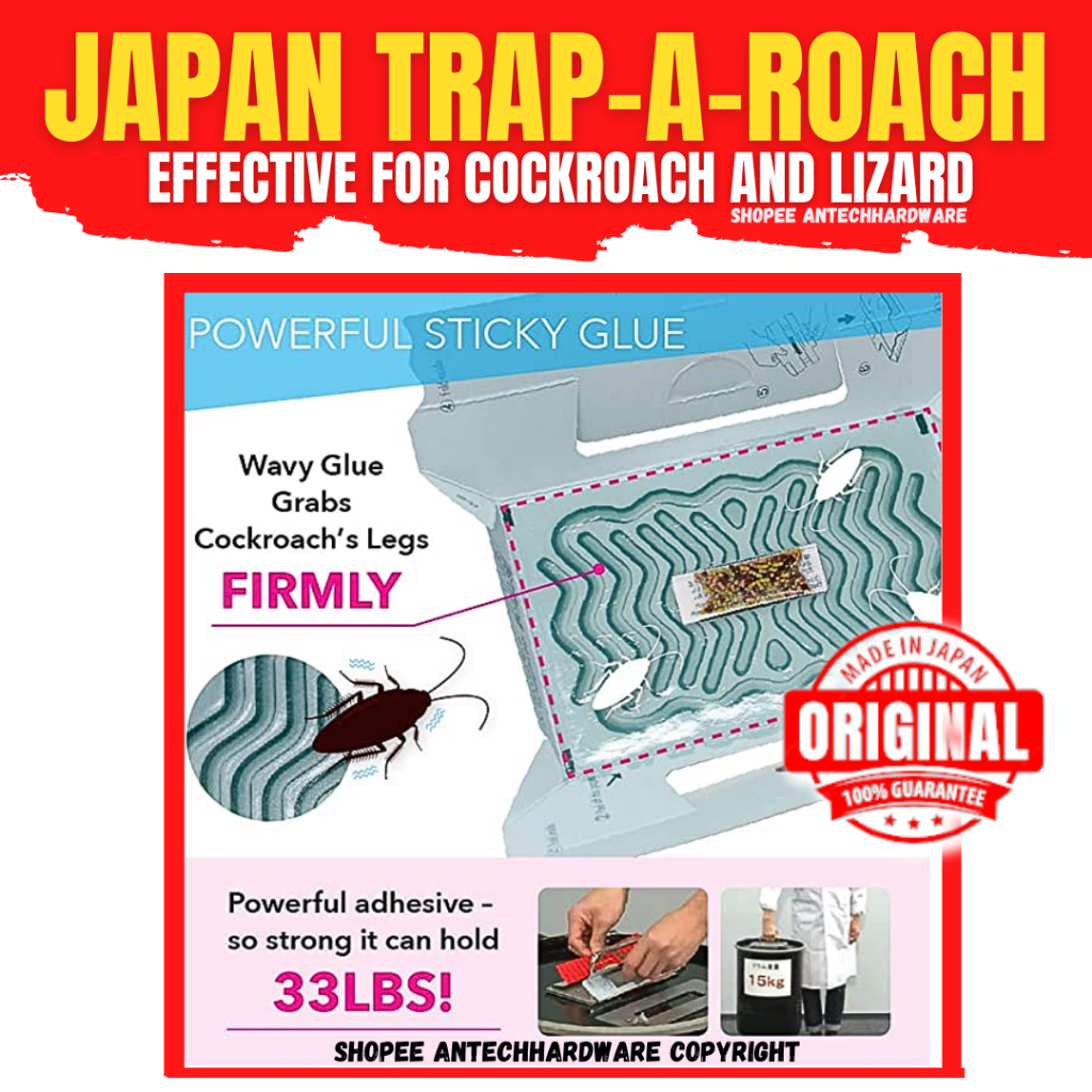 Perangkap cicak lipas Cockroach Lizard Trap Glue Stick insect trap killer  抓蟑螂 壁虎 陷阱 蟑螂屋 昆虫