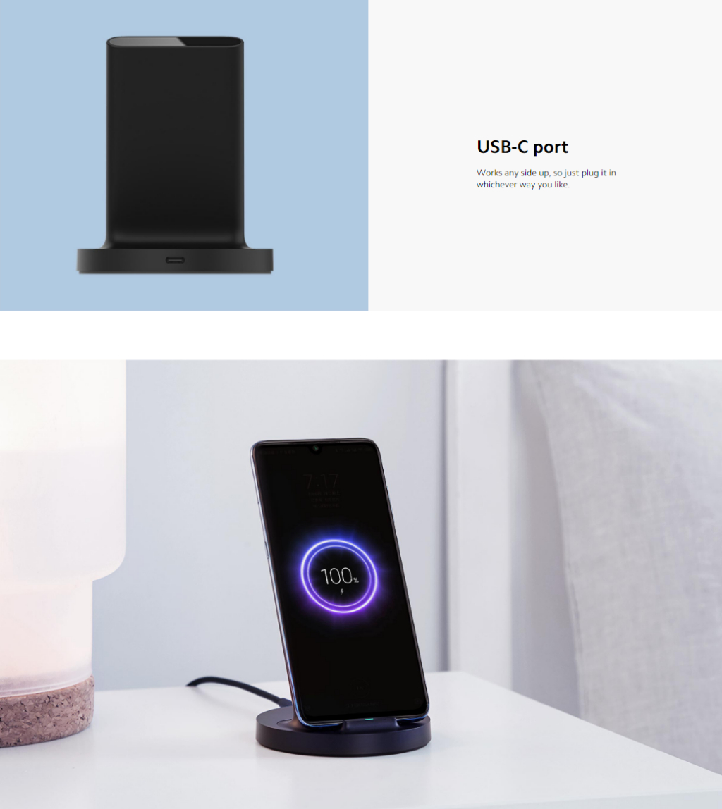 Xiaomi Mi 80W | 55W | 50W | 30W | 20W Wireless Charging Stand Universal ...