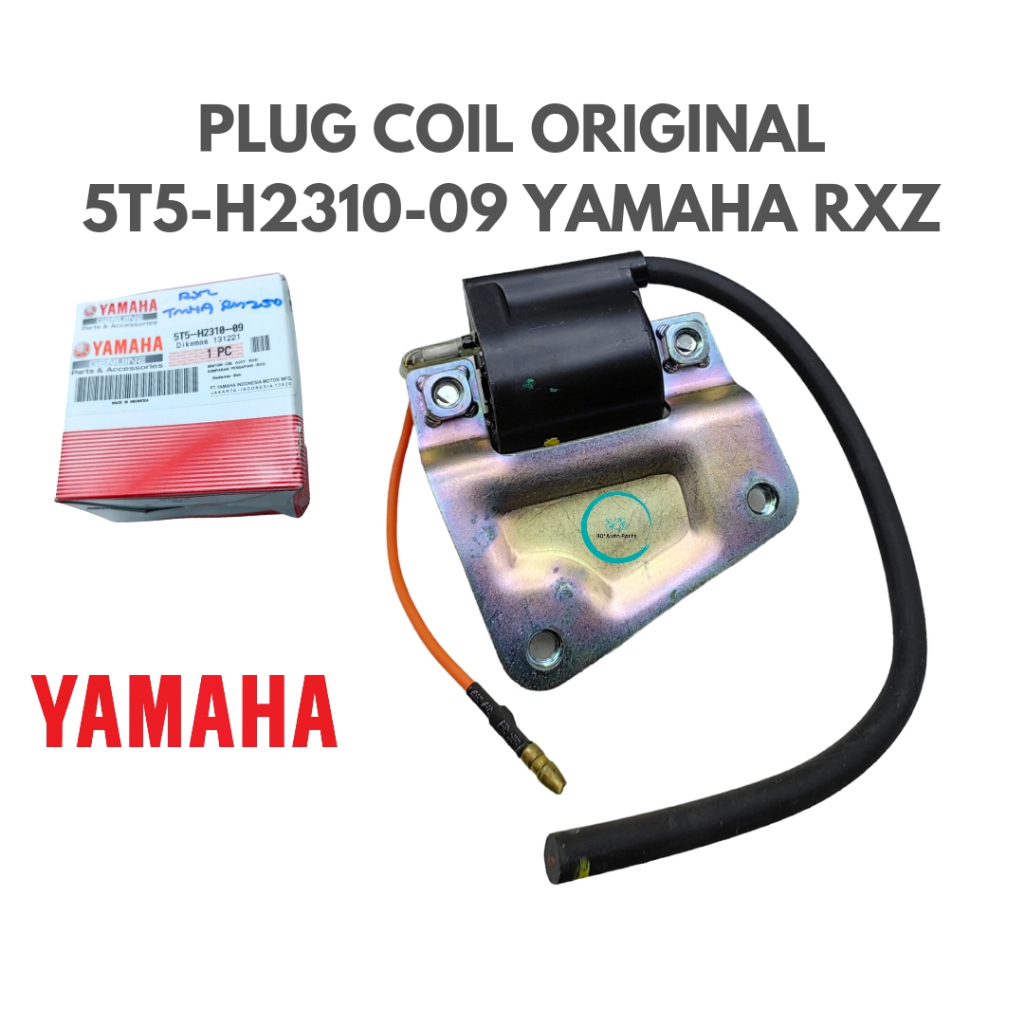 ORIGINAL HLY PLUG COIL IGNITION COIL YAMAHA RXZ CATALYZER RXZ 5PV ...