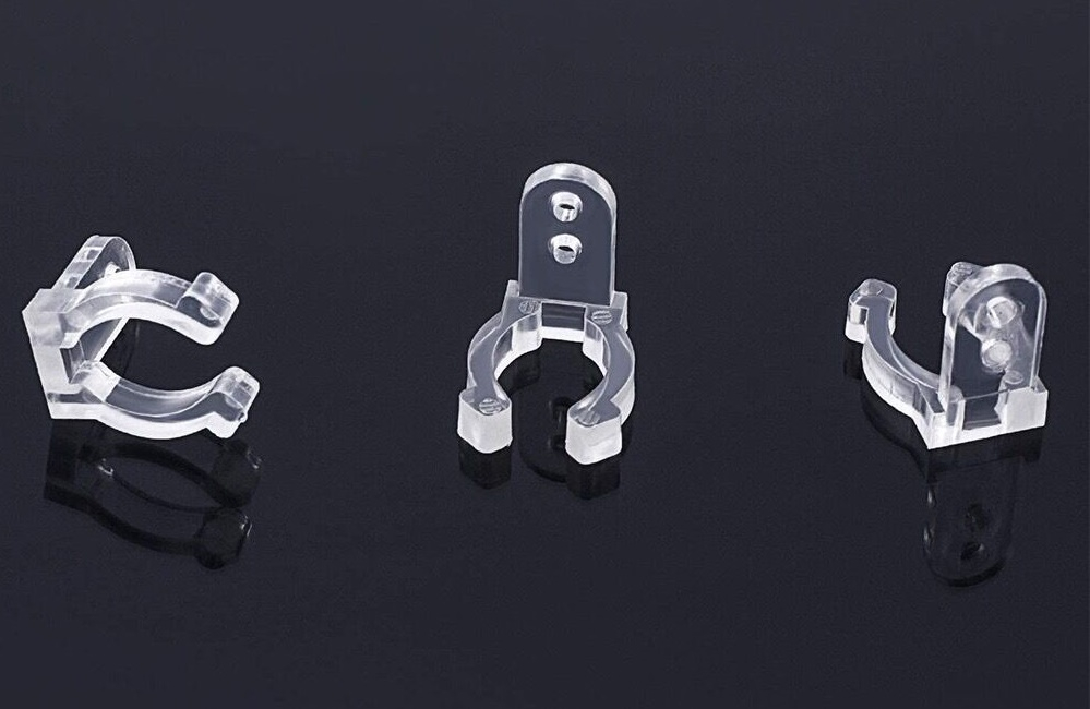 LED Strip Light Round Clip Transparent Cable Buckle Hose Connector For ...