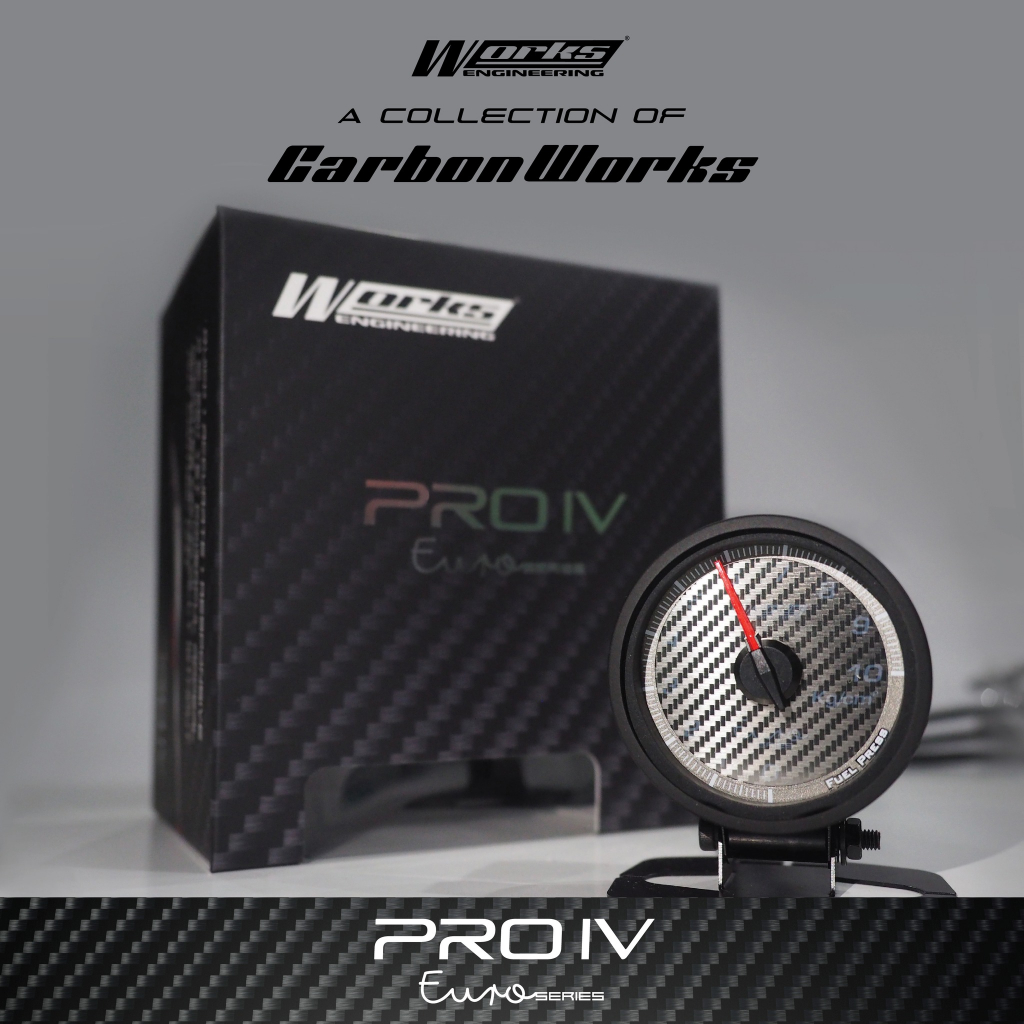 WORKS ENGINEERING Pro IV 52mm Euro Series Gauge - Oil Pressure Gauge ...