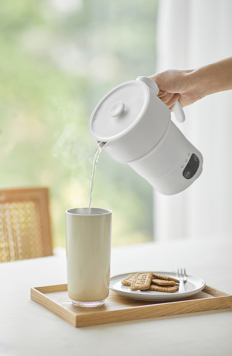 Olayks Foldable Electric Kettle Stainless Steel Heating Plate Mini