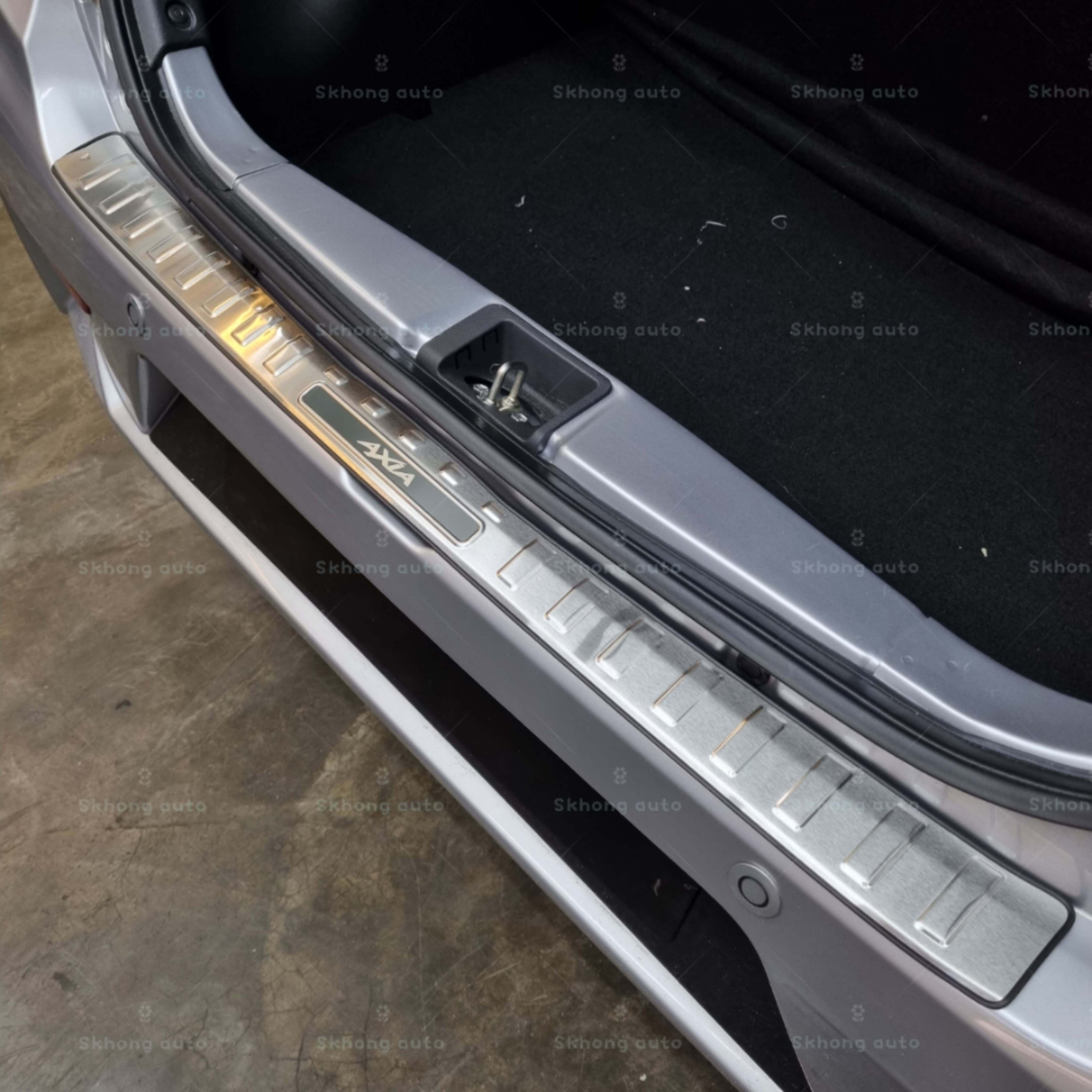 perodua axia 2014-2022 car rear bumper Inner sill plate stainless steel ...
