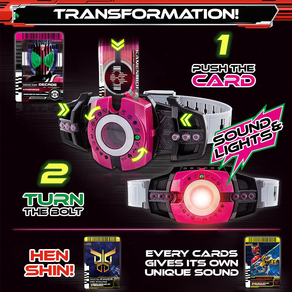 [Light & Sound] Kamen Masked Emperor Pink Rider Series Motorcycle ...